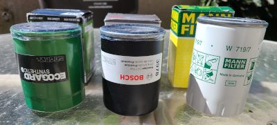 Different Volume Oil Filters - Photo by Doug Berlie